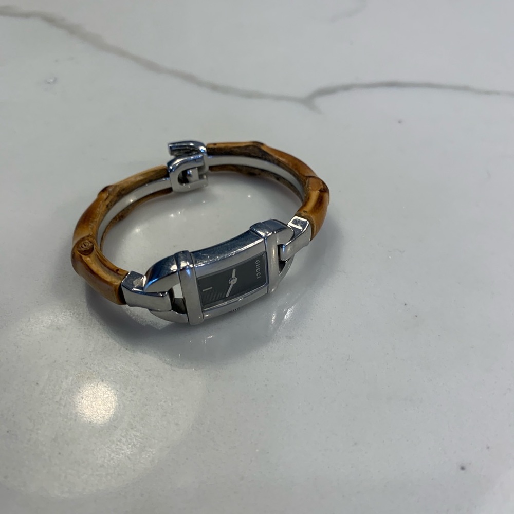 Authentic Gucci bamboo watch